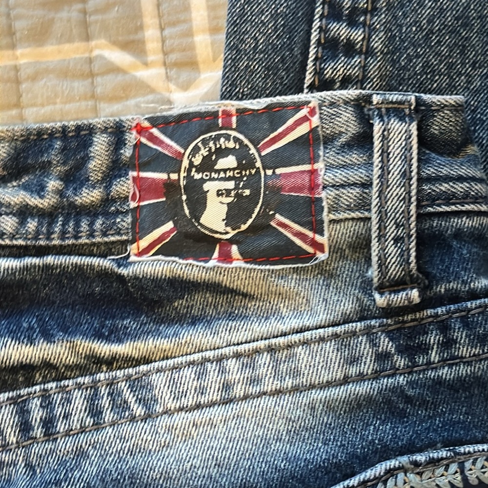 Monarchy Collection destroyed jeans and embroidered size 16 boys - Picture 7 of 7